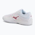 Кросівки волейбольні жіночі Mizuno Lightning Select white/rose elegance/lava falls 3