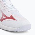 Кросівки волейбольні жіночі Mizuno Lightning Select white/rose elegance/lava falls 7