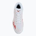 Кросівки волейбольні жіночі Mizuno Wave Lightning Pro Mid white/rose elegance/lava falls 5