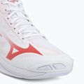 Кросівки волейбольні жіночі Mizuno Wave Lightning Pro Mid white/rose elegance/lava falls 7
