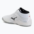 Кросівки волейбольні Mizuno Lightning Select Mid white/black/fiery red 3
