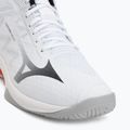 Кросівки волейбольні Mizuno Lightning Select Mid white/black/fiery red 7