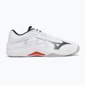 Кросівки волейбольні Mizuno Lightning Select white/black/fiery red 2