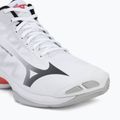 Кросівки волейбольні Mizuno Wave Lightning Pro Mid white/black/fiery red 7