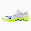 Кросівки волейбольні Mizuno Wave Lightning Pro white/lighting yellow/dazzling blue 8