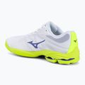Кросівки волейбольні Mizuno Wave Lightning Pro white/lighting yellow/dazzling blue 3