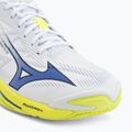 Кросівки волейбольні Mizuno Wave Lightning Elite white/lighting yellow/dazzling blue 7