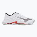 Кросівки волейбольні Mizuno Wave Lightning Elite white/black/fiery red 2