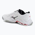 Кросівки волейбольні Mizuno Wave Lightning Elite white/black/fiery red 3