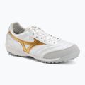 Кросівки футбольні Mizuno Morelia Sala Pro TF white/football gold/galaxy silver