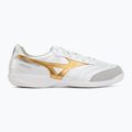 Кросівки футбольні Mizuno Morelia Sala Pro IN white/football gold/galaxy sil 2