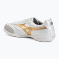 Кросівки футбольні Mizuno Morelia Sala Pro IN white/football gold/galaxy sil 3