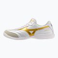 Кросівки футбольні Mizuno Morelia Sala Elite IN white/football gold/galaxy sil