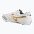 Кросівки футбольні Mizuno Morelia Sala Elite IN white/football gold/galaxy sil 3