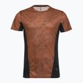 Футболка для бігу чоловіча  Mizuno Active DryAeroFlow Graphic copper brown