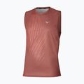 Футболка для бігу чоловіча Mizuno Core Graphic Sleeveless copper brown