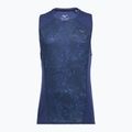 Футболка для бігу чоловіча Mizuno Active DryAeroFlow Graphic Tank Top estate blue