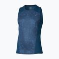 Футболка для бігу чоловіча Mizuno Active DryAeroFlow Graphic Tank Top estate blue