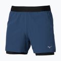 Шорти для бігу чоловічі Mizuno Core 5.5 Inches 2in1 estate blue