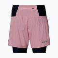 Шорти для бігу жіночі Mizuno Trail Multipocket 2In1 Short rose elegance 2