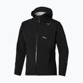 Куртка для бігу чоловіча Mizuno Trail Waterproof 20K Hooded black