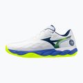Кросівки тенісні чоловічі Mizuno Wave Enforce Court CC white/dazzling blue/ lightning 2