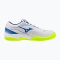 Кросівки тенісні чоловічі Mizuno Break Shot 5 CC white/dazzling blue/ lightning 2