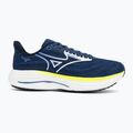 Кросівки для бігу чоловічі Mizuno Wave Rider 29 estate blue/white/lightning yellow 2