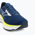Кросівки для бігу чоловічі Mizuno Wave Rider 29 estate blue/white/lightning yellow 7
