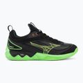 Кросівки волейбольні Mizuno Wave Luminous 3 black/glowing apple/mandarin orange 2