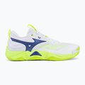Кросівки волейбольні Mizuno Wave Momentum Elite white/lightning yellow/dazzling blue 2