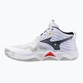 Кросівки волейбольні Mizuno Wave Momentum Elite Mid white/black/fiery red