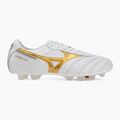 Кросівки футбольні Mizuno Morelia II Japan FG white/football gold/galaxy silver 2
