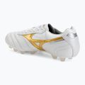 Кросівки футбольні Mizuno Morelia II Japan FG white/football gold/galaxy silver 3