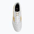 Кросівки футбольні Mizuno Morelia II Japan FG white/football gold/galaxy silver 5