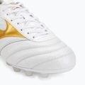 Кросівки футбольні Mizuno Morelia II Elite FG white/football gold/galaxy silver 7