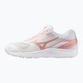 Кросівки волейбольні жіночі Mizuno Cyclone Speed 5 white/rose elegance/lava falls