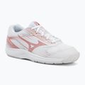 Кросівки волейбольні жіночі Mizuno Cyclone Speed 5 white/rose elegance/lava falls