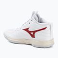 Кросівки волейбольні жіночі Mizuno Wave Momentum Pro Mid white/rose elegance/lava falls 3