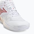 Кросівки волейбольні жіночі  Mizuno Wave Momentum Elite Mid white/rose elegance/lava falls 7