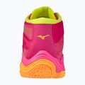 Кросівки волейбольні Mizuno Wave Lightning Elite Mid pink tetra/fortune yellow/light 3