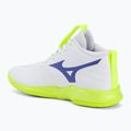 Кросівки волейбольні Mizuno Wave Momentum Pro Mid white/lightning yellow/dazzling blue 3