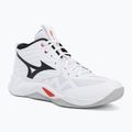 Кросівки волейбольні Mizuno Wave Momentum Pro Mid white/black/fiery red