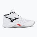 Кросівки волейбольні Mizuno Wave Momentum Pro Mid white/black/fiery red 2