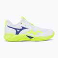 Кросівки волейбольні Mizuno Wave Momentum Pro white/lightning yellow/dazzling blue 2