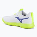 Кросівки волейбольні Mizuno Wave Momentum Pro white/lightning yellow/dazzling blue 3