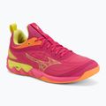 Кросівки волейбольні Mizuno Wave Luminous 3 mugen pink tetra/fortune yellow/ligh