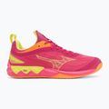 Кросівки волейбольні Mizuno Wave Luminous 3 mugen pink tetra/fortune yellow/ligh 2