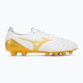Кросівки футбольні Mizuno Morelia Neo IV Pro FG white/mp gold/cool gray 3c 2