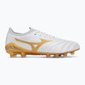 Кросівки футбольні Mizuno Morelia Neo IV Beta Japan FG white/mp gold/cool gray 3c 2
